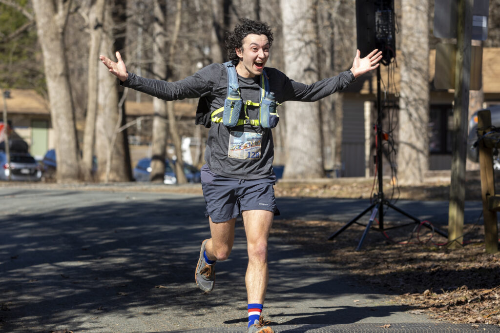 Will Paxton, excited to be finishing Holiday Lake 50K